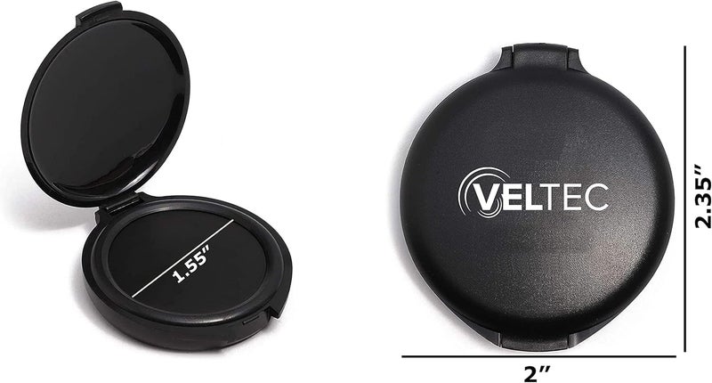 Veltec Fingerprint Ink Pad, Thumbprint Ink Pad for Notary, Identification and Security ID, Law Enforcement Fingerprint Kit (2 Pack) - Image 3
